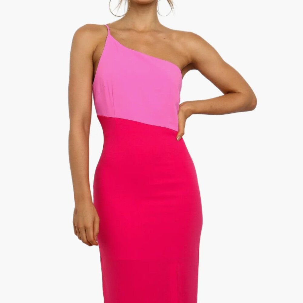 Petal and Pup Xiomar one shoulder dress